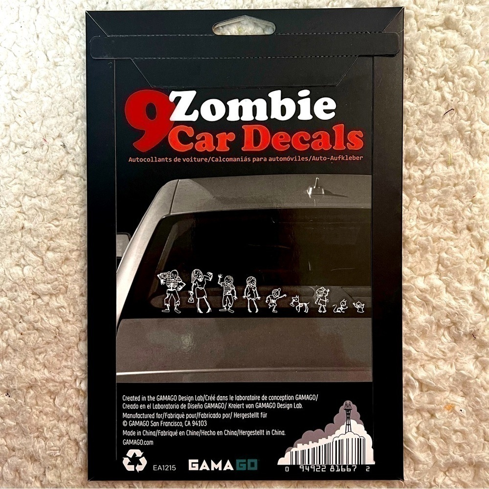 Gamago Zombies Car Stickers - Picture 2 of 3